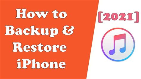 How To Backup Restore IPhone Using ITunes UPDATED 2023 YouTube