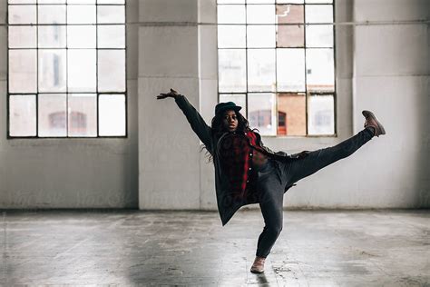 "Young Black Woman Dancing Hip Hop." by Stocksy Contributor ...