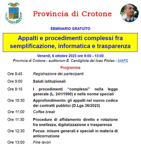 Appalti E Procedimenti Complessi Fra Semplificazione