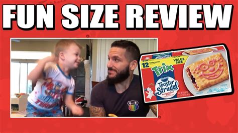 Fun Size Review Pillsbury Trix Toaster Strudel Youtube