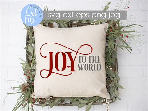 Joy to the World Svg Christmas Svg Modern Farmhouse DIGITAL - Etsy