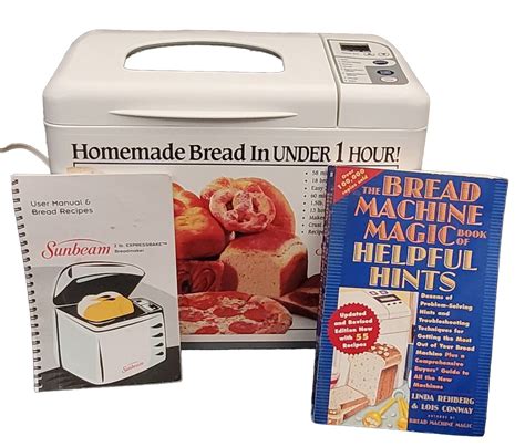 Sunbeam Oster Bread Maker Machine Model 5833 Tested Wmanual And