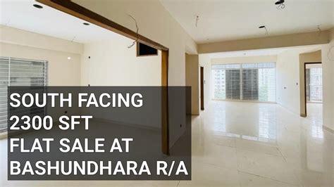 Bashundhara Flat Sale Incredible South Facing Single Unit Spacious