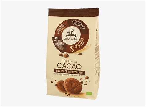 Organic Cocoa Biscuits With Chocolate Chips Alce Nero Alcen Nero