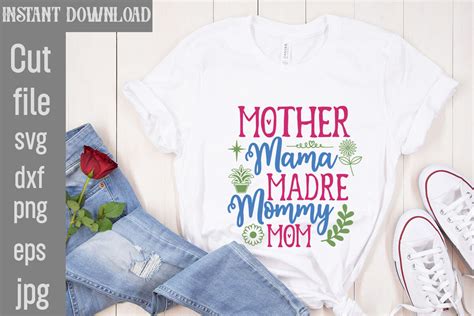 Mother Mama Madre Mommy Mom Svg Graphic By Simacrafts · Creative Fabrica