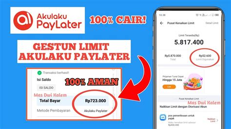 Cara Mencairkan Limit Akulaku Paylater Ke Rekening Atau Ke Dana