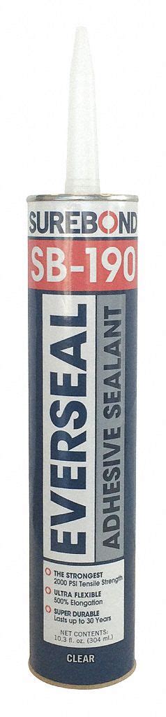 Surebond Sb Clear Hybrid Sealant Rcy Sb Grainger