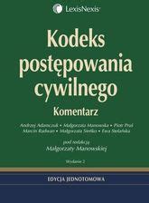 Kodeks postępowania cywilnego Komentarz Andrzej Adamczuk Małgorzata