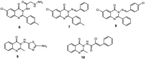 Several Reported Quinazolinone Derivatives As Anticancer Agents Download Scientific Diagram