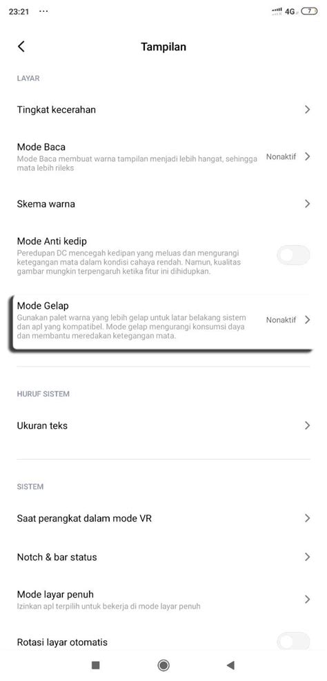 Cara Mengaktifkan Dark Mode Di Miui