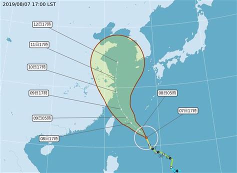 利奇馬持續增強 8日發布陸警、9日風雨最強 生活 中時