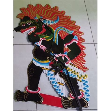 Jual Wayang Kulit Kertas Mainan Buto Amral Braholo Bolosewu Ukuran