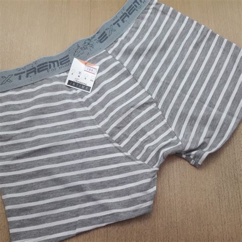 Cueca Boxer Poliéster Listras Lingerie BR Atacado para