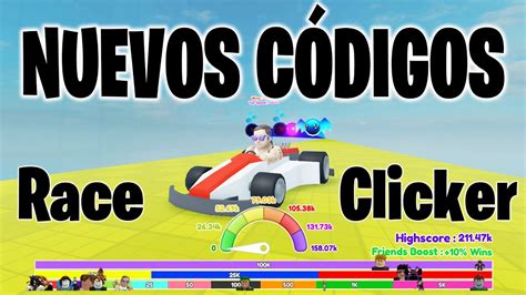 NUEVOS CÓDIGOS de RACE CLICKER activos Y actualizados DICIEMBRE