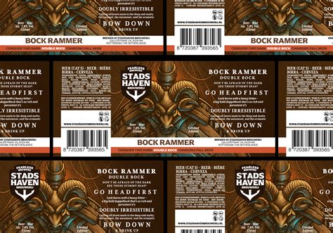 Bock Rammer Double Bock Beer On Behance