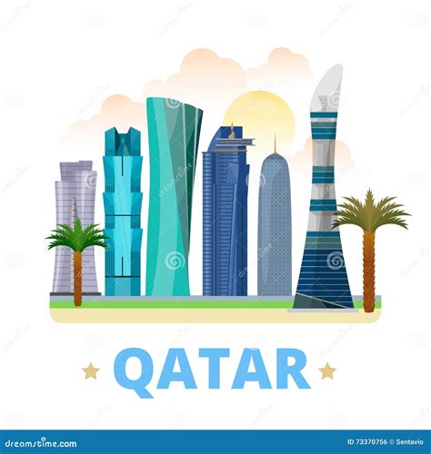 Qatar Cartoon Vector | CartoonDealer.com #88388575