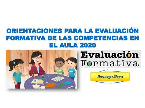 Orientaciones para la Evaluación Formativa de las Competencias en el