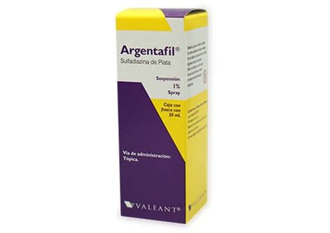 Comprar Argentafil Sulfadiazina De Plata 1 Suspensión En Spray Con 30