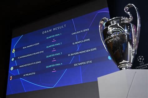 Champions League Veja Os Duelos Das Quartas De Final E Chaveamento