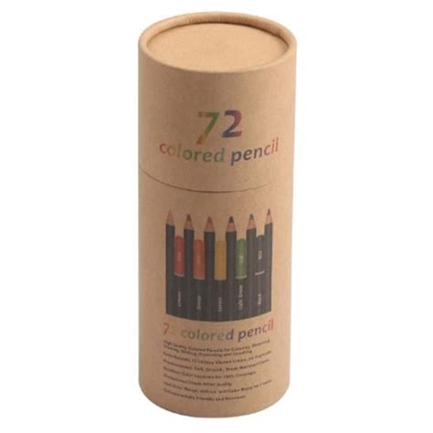 Crayons De Couleur Grasse 72 Crayons De Couleur Avec Gomme Taille