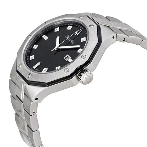 Ripley Reloj Bulova Marine Star Diamonds D Acero Inox Fecha De