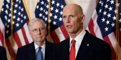 Rick Scott Is Challenging Mitch Mcconnell To Become Senate Gop Leader