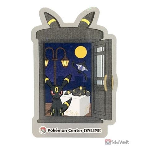 Pokemon Center Online Umbreon Sticker Holo Version