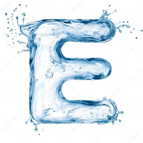 Letter Of Water Alphabet Stock Photo By Irochka 7543504