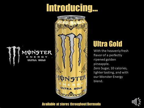 New...Monster Energy Ultra Gold - Butterfield & Vallis