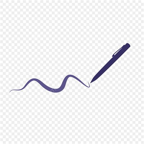 Pluma Plana Pluma De Dibujos Animados Pluma Simple Pluma Púrpura Png