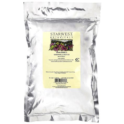 Starwest Botanicals Sarsaparilla Root C S 1 Lb 453 6 G