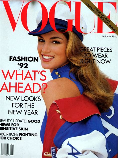 Covers of Vogue USA with Cindy Crawford, 000 1992 | Magazines | The FMD