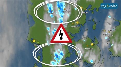 Sådan følger du tordenvejrets udvikling Se tordenvejret live