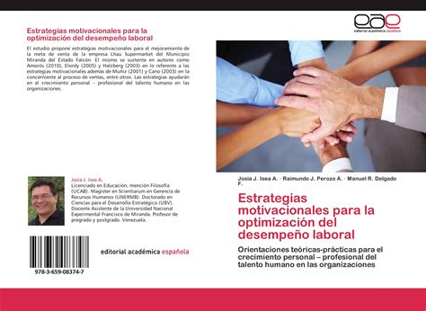 Estrategias Motivacionales Para La Optimizaci N Del Desempe O Laboral