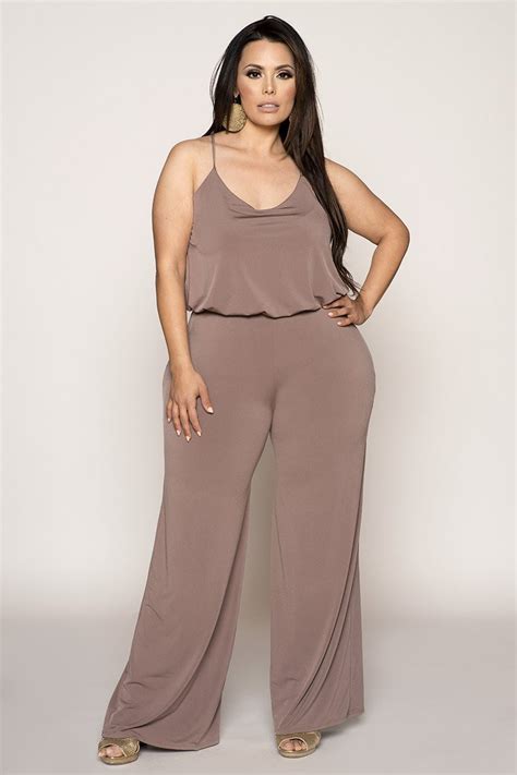 How About These Elegant Curvy Jumpsuit Romper Suit Plus Size Outfits