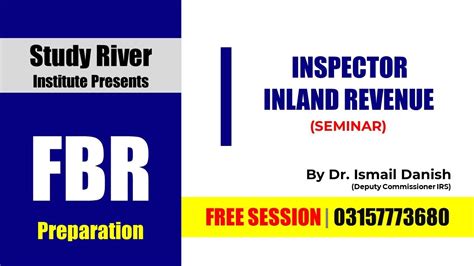 Inspector Inland Revenue Job Preparation Fbr Inspector Inland