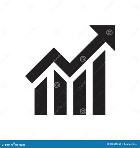 Profit Growing Icon Isolated Vector Icon Progress Bar Growing Graph Icon Graph Sign Chart