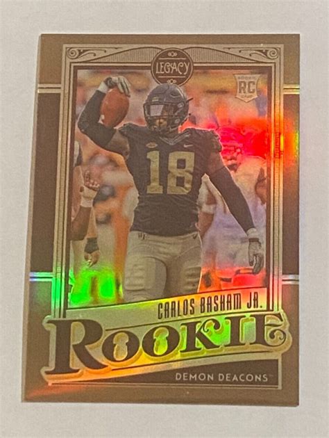 Panini Legacy Premium Edition Bronze Rookie Carlos Basham