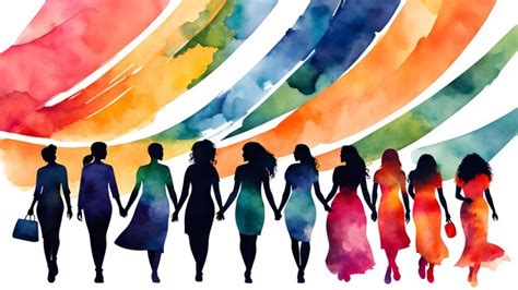 Premium Photo A Painting Of Women Holding Hands In A Circle