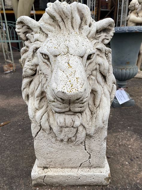 Lions Head Statue Order Online Today From Gardiner Reclaimed