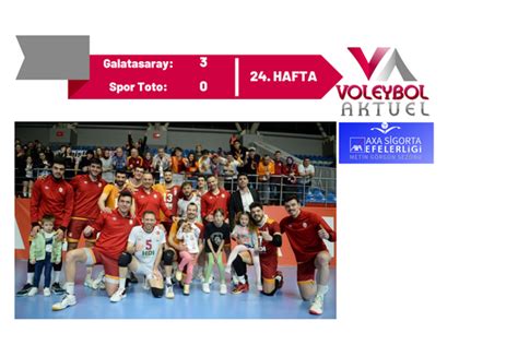 Galatasaray 24 Haftayı 3 Puanla Kapattı Voleybol Aktuel