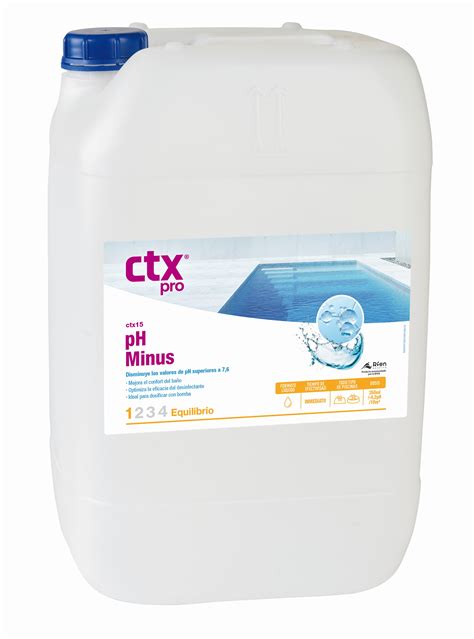 Produits Chimiques Pour Piscines Ctx Ph Minus Liquid R Gulateurs