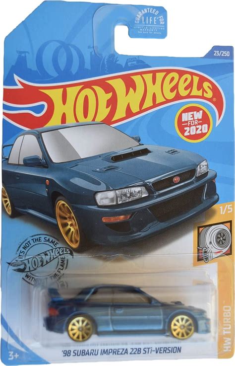 Amazon Hot Wheels Turbo Subaru Impreza Sti Version Blue Toys Games
