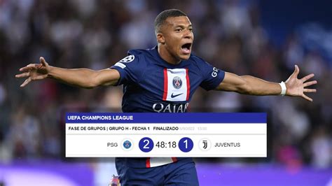 Sufrido Psg Consigue El Triunfo Ante Juventus Con Doblete De Mbapp