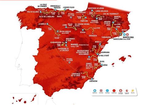 Vuelta Voici Le Parcours Et Les Tapes Dun Tour Despagne Tr S