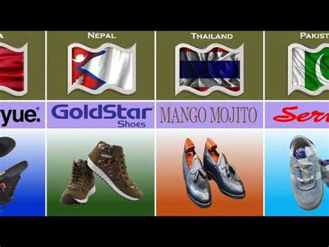 Famous Shoes Brands From Different Countries YouTube