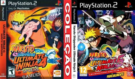 Naruto Shippuden 4 E 5 Ps2 2 Dvds Patch Mercado Livre