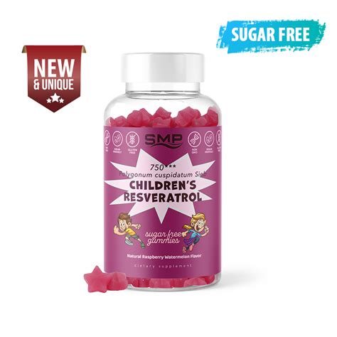 Private Label Kids Sugar Free Resveratrol Gummy Smp Nutra