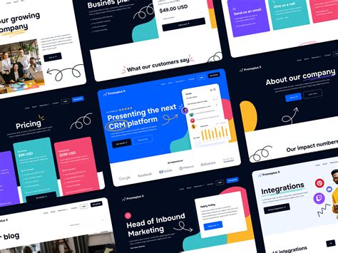 Promoplus X Startup Webflow Template On Behance