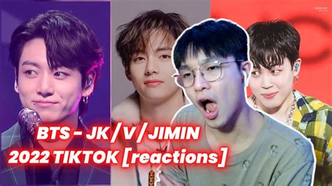 Bts Jungkook Taehyung Jimin Tiktok Reactions Maknae Line Edit